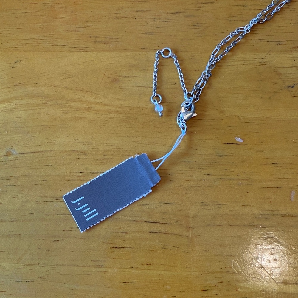 JJill double sided snowflake necklace. New with tag - Picture 10 of 16